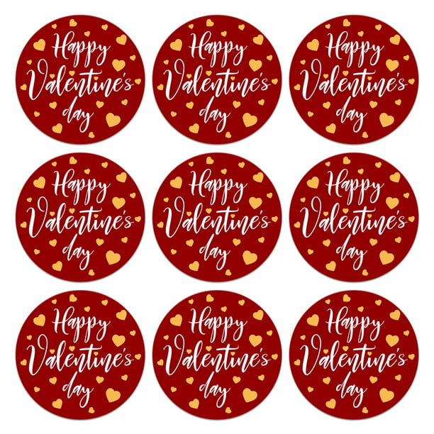 Happy Christmas Oval Seal Labels Envelopes Stickers for Gift Wrap Cards Bags 